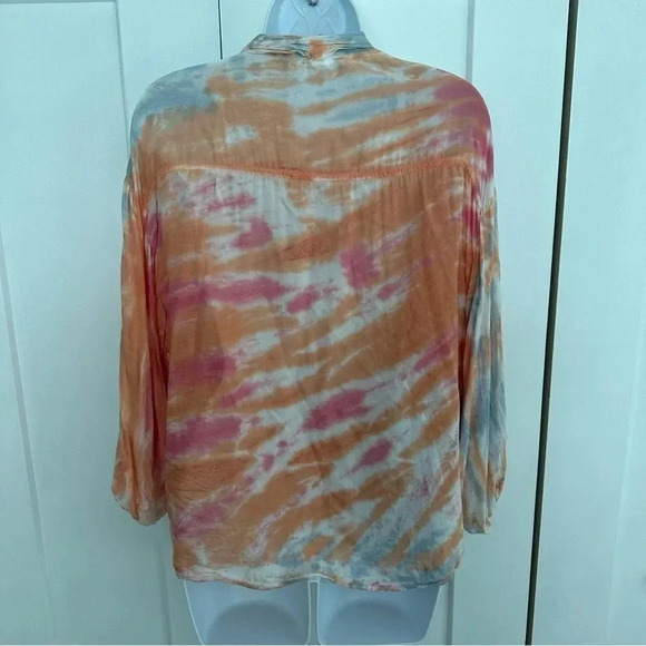 Young‎ Fabulous & Broke Ty Die Tie At Waist Blouse Small - Picture 4 of 8